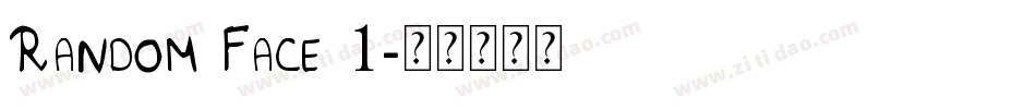 Random Face 1字体转换